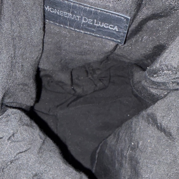 Monserat De Lucca Black Knotted Shoulder Bag - Picture 8 of 13